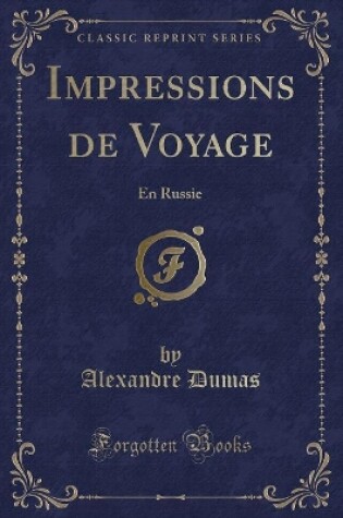 Cover of Impressions de Voyage