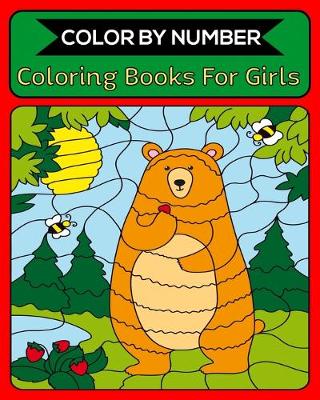 Book cover for Color By Number Coloring Books For Girls