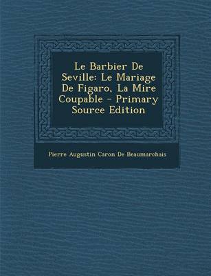 Book cover for Le Barbier de Seville