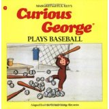 Book cover for Curious George Plays Baseball