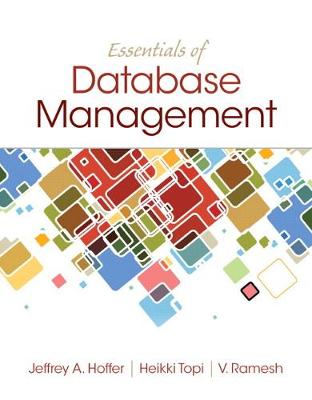 Book cover for Essentials of Database Management