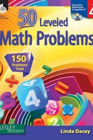 Cover of 50 Leveled Math Problems Level 4