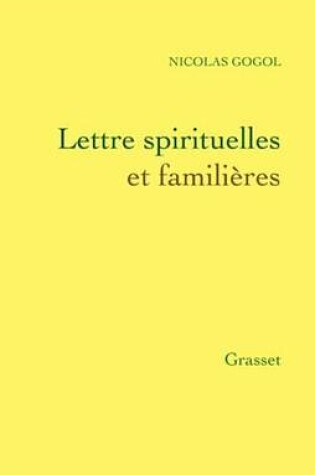 Cover of Lettres Spirituelles Et Familieres