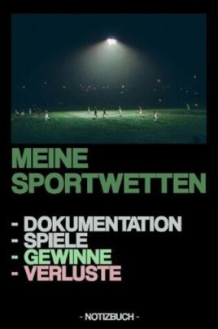 Cover of Meine Sportwetten