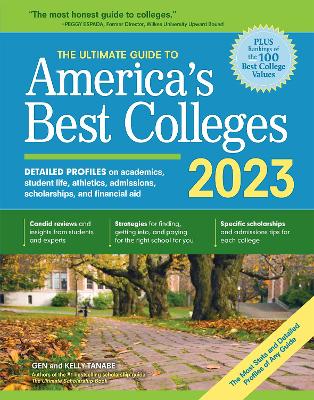 Book cover for The Ultimate Guide to America's Best Colleges 2023