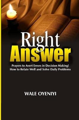 Book cover for Right Answer