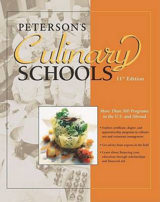 Book cover for Peterson's Culinary Schools