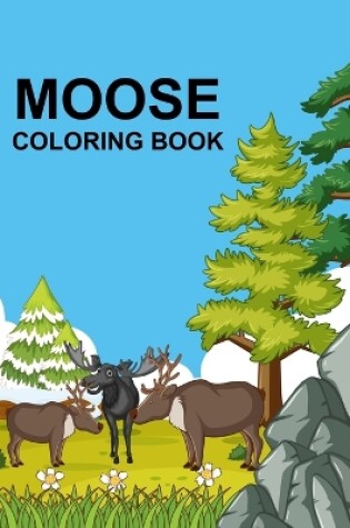 Cover of Moose coloring book