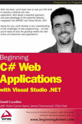 Cover of Beginning C# Web Applications with Visual Studio .NET