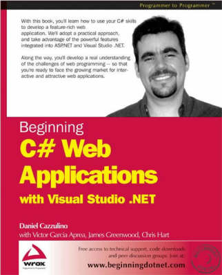 Book cover for Beginning C# Web Applications with Visual Studio .NET