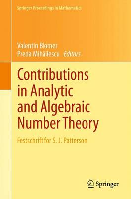 Book cover for Contributions in Analytic and Algebraic Number Theory