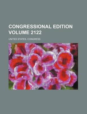 Book cover for Congressional Edition Volume 2122