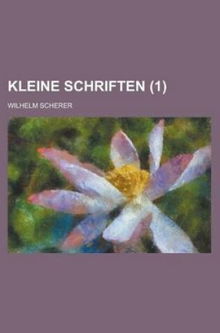 Cover of Kleine Schriften (1)