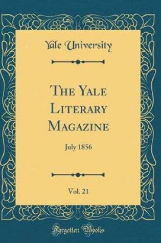 Cover of The Yale Literary Magazine, Vol. 21