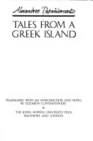 Cover of Tales from a Greek Island