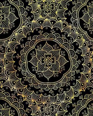 Book cover for Bullet Journal Notebook Flower Mandala Pattern 9