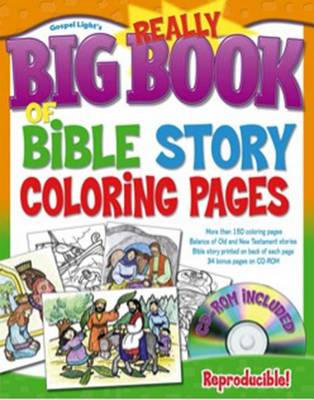 Cover of The Really Big Book of Bible Story Coloring Pages