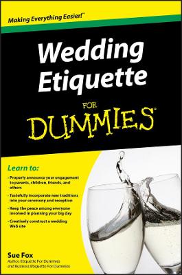 Book cover for Wedding Etiquette For Dummies