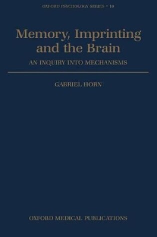 Cover of Memory, Imprinting, and the Brain