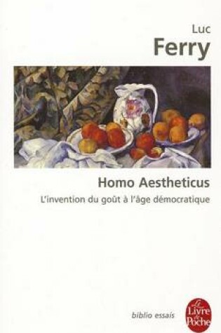 Cover of Homo Aestheticus - L'Invention Du Gout a L'Age Democratique