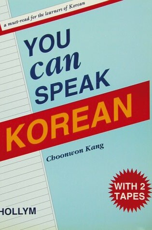 Cover of Xyou Can Speak Korean