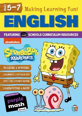 Book cover for SpongeBob SquarePants - English - Ages 5-7