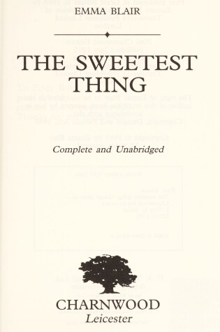 Cover of The Sweetest Thing