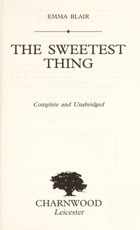 Book cover for The Sweetest Thing