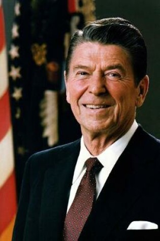 Cover of Ronald Reagan notebook - achieve your goals, perfect 120 lined pages #2