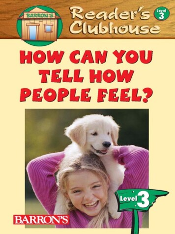 Cover of How Can You Tell How People Feel?