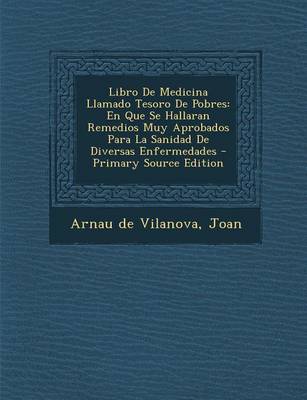 Book cover for Libro De Medicina Llamado Tesoro De Pobres
