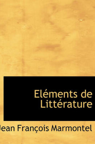 Cover of Elements de Litterature