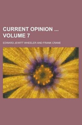 Cover of Current Opinion Volume 7