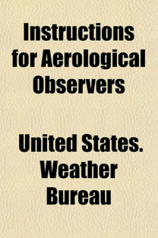 Cover of Instructions for Aerological Observers