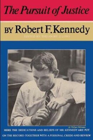 Cover of The Pursuit of Justice Robert F. Kennedy