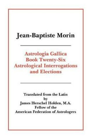 Cover of Astrologia Gallica Book 26