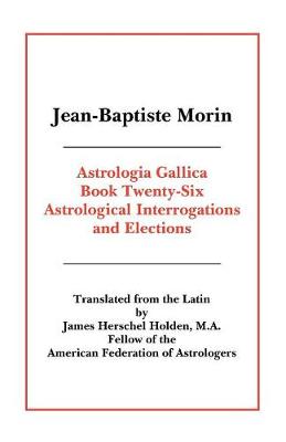 Book cover for Astrologia Gallica Book 26