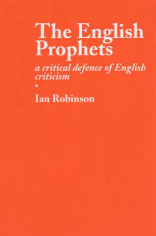 Cover of The English Prophets