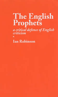 Book cover for The English Prophets