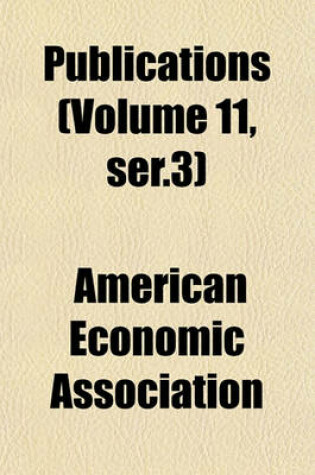 Cover of Publications (Volume 11, Ser.3)