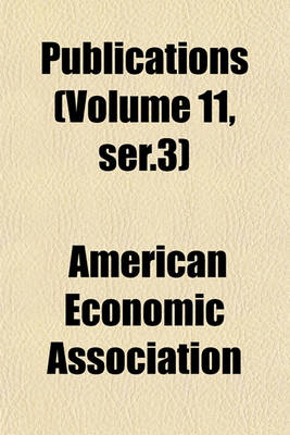 Book cover for Publications (Volume 11, Ser.3)