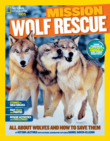 Book cover for National Geographic Kids Mission: Wolf Rescue