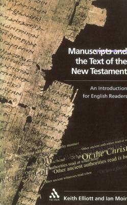 Book cover for Manuscripts and the Text of the New Testament