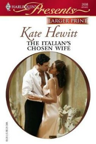 Cover of The Italian's Chosen Wife
