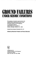 Cover of Ground Failures Under Seismic Conditions