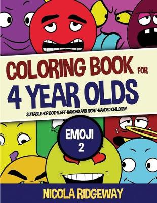 Book cover for Coloring Book for 4 Year Olds (Emoji 2)