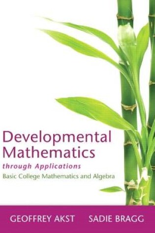 Cover of Developmental Mathematics through Applications