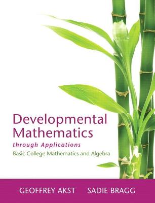 Cover of Developmental Mathematics through Applications