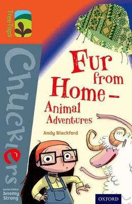 Book cover for Oxford Reading Tree TreeTops Chucklers: Level 13: Fur from Home Animal Adventures