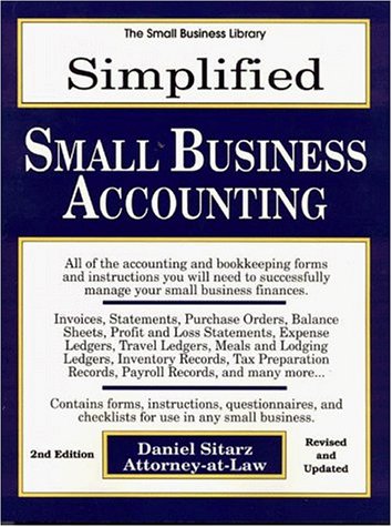 Book cover for Simplified Small Business Accounting, 2nd Edition